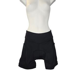 Baleaf Womens Padded Cycling Shorts M Black Bike 3D Gel Seat High Waist Pockets